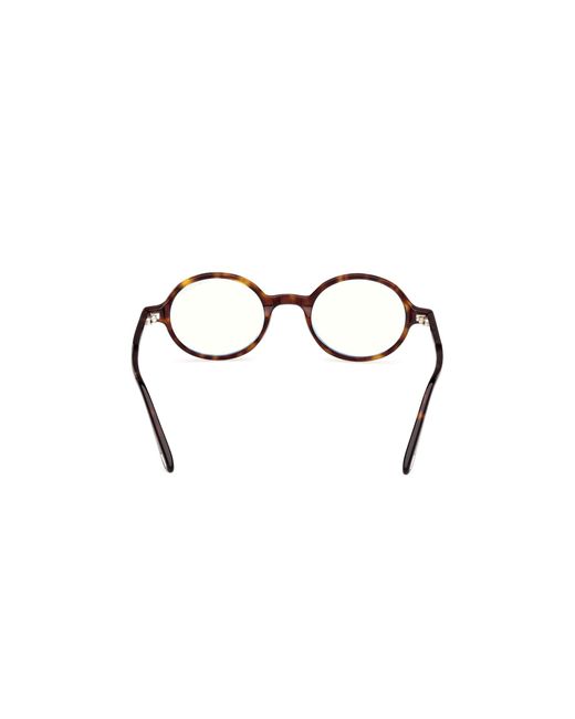 Tom Ford Black Ft5975-B 052 Optical Frames Acetate Round Normal for men