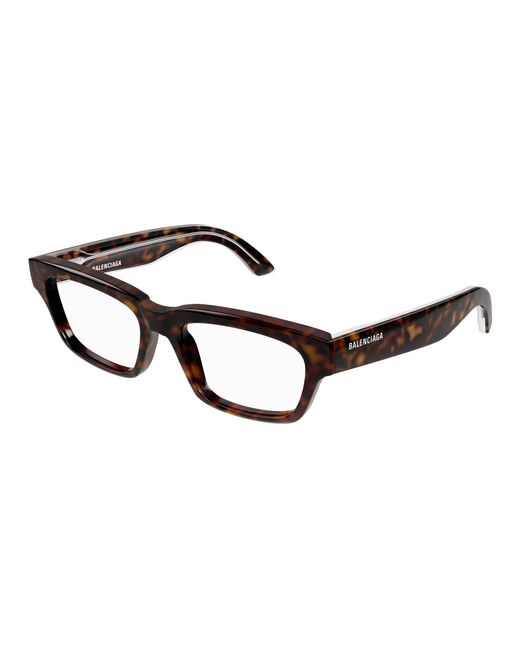 Balenciaga Black Bb0344O 002 Optical Frames Acetate Transparent Squared