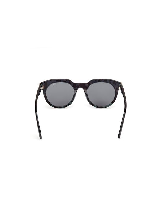 Guess Black Gu00214 98V Sunglasses Acetate Round Normal for men