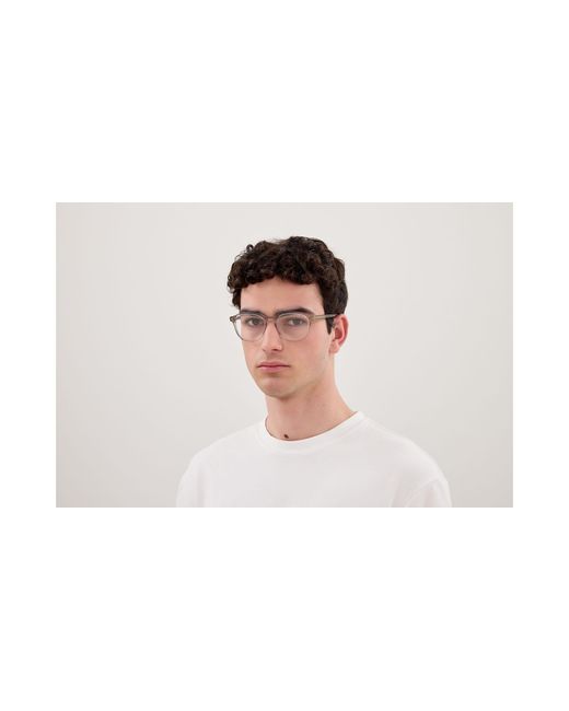 Bottega Veneta Black Bv1312O 011 Optical Frames Acetate Transparent Round for men