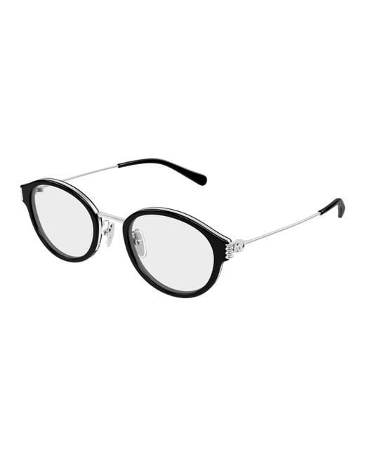 Gucci Black Gg1999Oj 004 Optical Frames Acetate Transparent Round