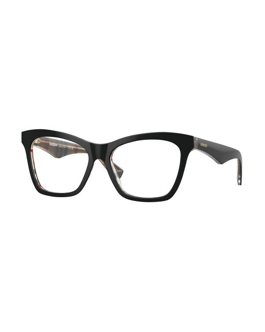 Burberry Black Be2416 4121 Optical Frames Acetate Cat Eye Normal