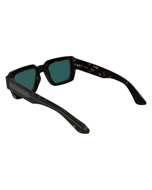 Calvin Klein Black Ck25538S 235 Sunglasses Acetate Petrolium Squared Normal for men