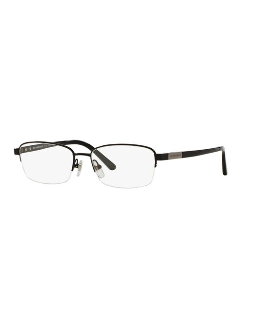 Burberry Black Be1288Td 1001 Optical Frames Titanium Squared Normal for men