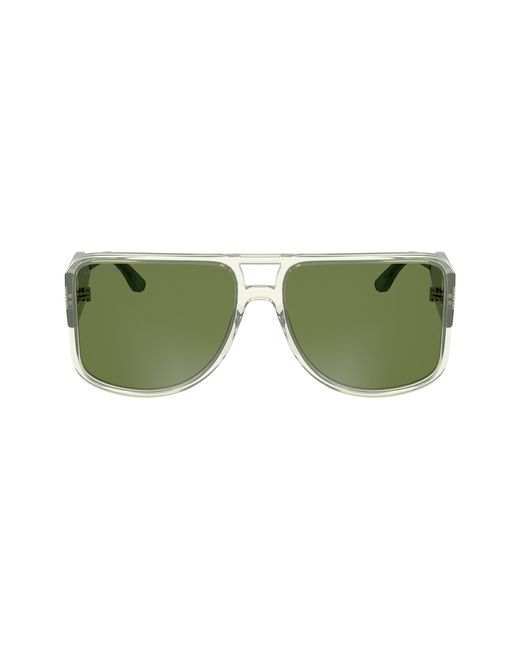 Lacoste Green L6056S 315 Sunglasses Acetate Squared Normal
