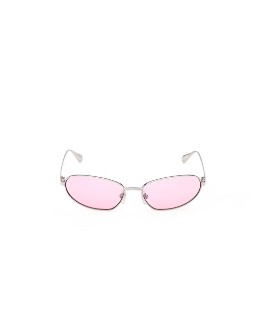 MAX&Co. Black Mo0160 16Z Sunglasses Metal Round Normal