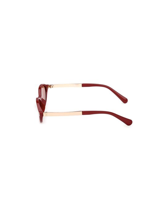MAX&Co. Black Mo0158 66E Sunglasses Injected Round Normal