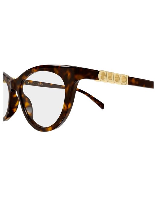 Gucci Black Gg2034O 002 Optical Frames Acetate Transparent Cat Eye