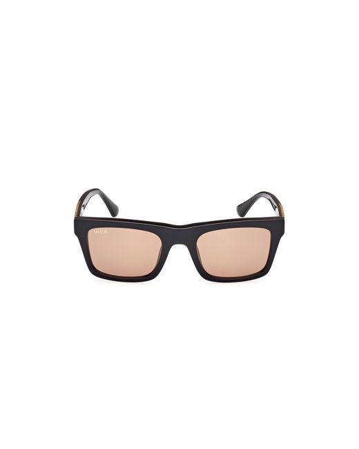 Web Black We0362 05J Sunglasses Acetate Squared Normal for men