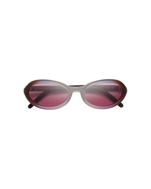 Retrosuperfuture Black 1Nw Cherry Side Fade Sunglasses Acetate Geometric Normal