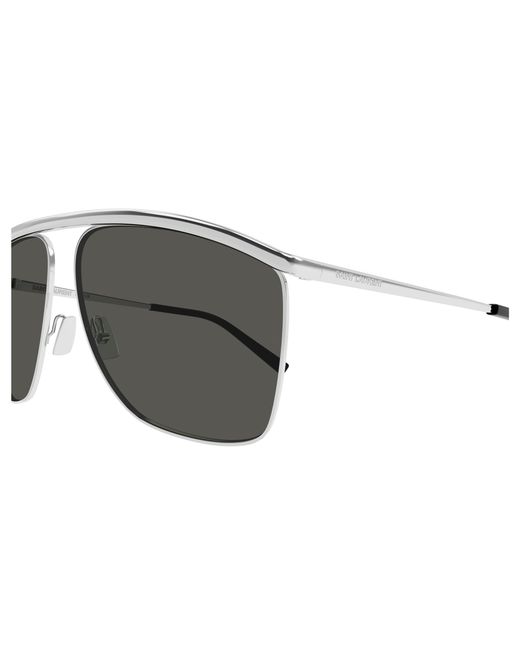 Saint Laurent Black Sl 820 Victoire 001 Sunglasses Metal Pilot