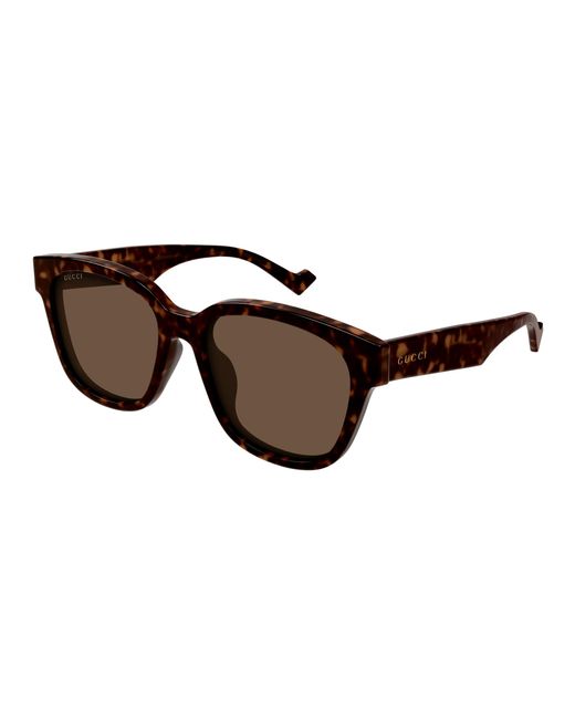 Gucci Black Gg1430Sk 002 Sunglasses Acetate Squared for men