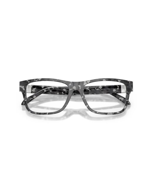 Versace Black Ve3380 5546 Optical Frames Acetate Squared Normal for men