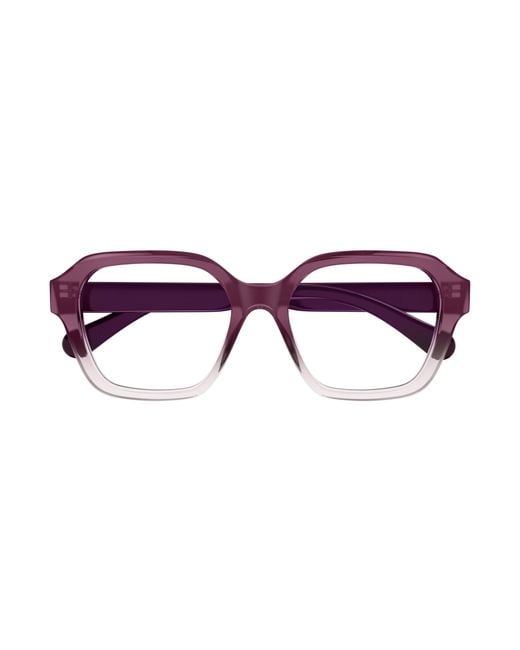 Chloé Black Ch0272O 003 Optical Frames Acetate Transparent Squared