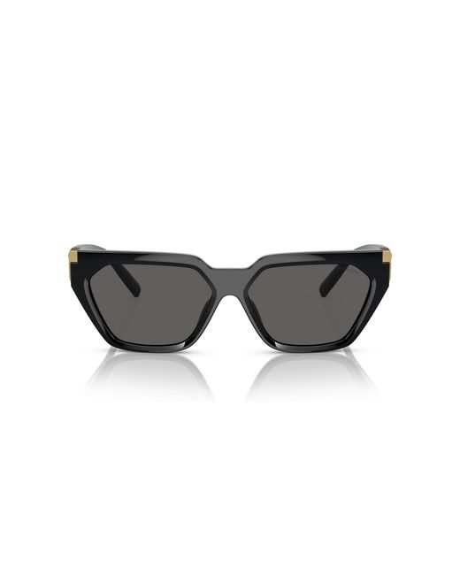 Tiffany & Co Black Tf4205U 8001S4 Sunglasses Injected Geometric Normal Shaded