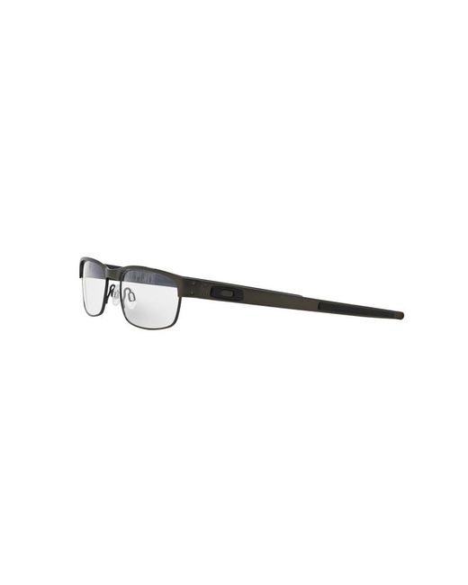 Oakley Black Ox5038 Metal Plate 503802 Optical Frames Titanium Squared for men