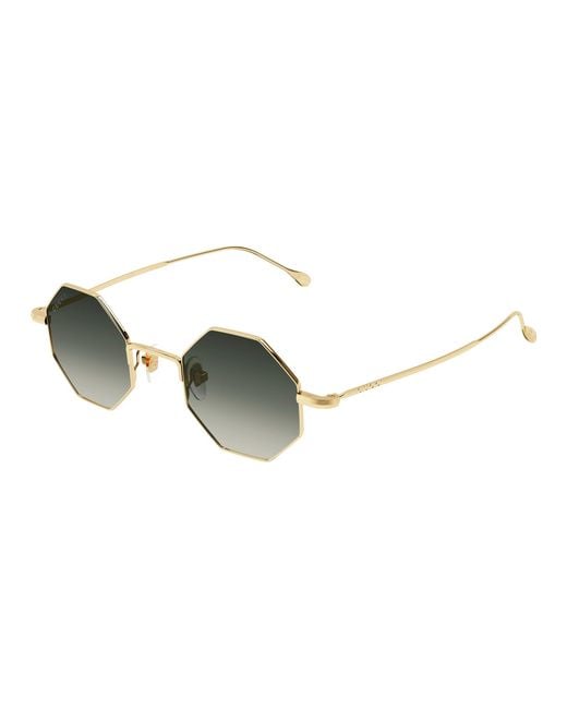Gucci Black Gg1814S 001 Sunglasses Metal Geometric