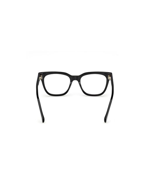 MAX&Co. Black Mo5187 001 Optical Frames Acetate Squared Normal