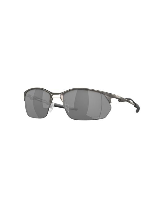 Oakley Black Oo4145 Wire Tap 2.0 414502 Sunglasses Metal Squared Normal Prizm for men