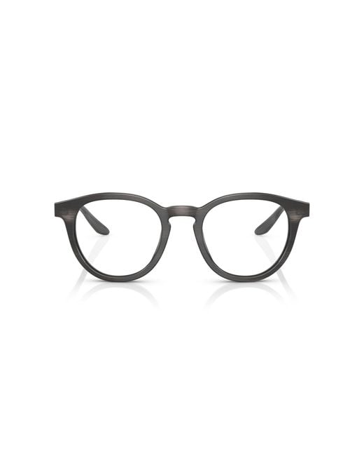 Giorgio Armani Black Ar7227 5964 Optical Frames Acetate Transparent Pantos Normal for men