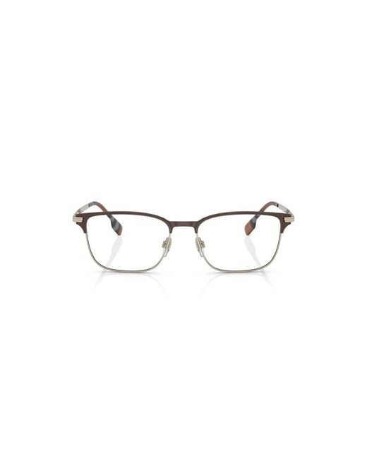 Burberry Black Be1372 1109 Optical Frames Metal Geometric for men