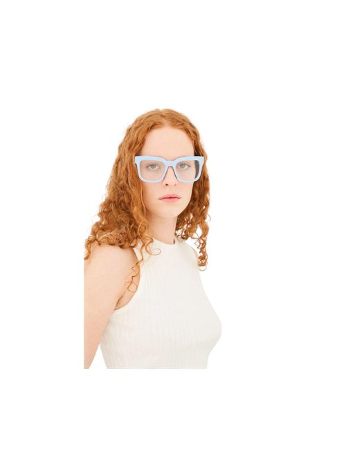 Retrosuperfuture Blue L1S Numero 136 Azzurro Optical Frames Acetate Squared