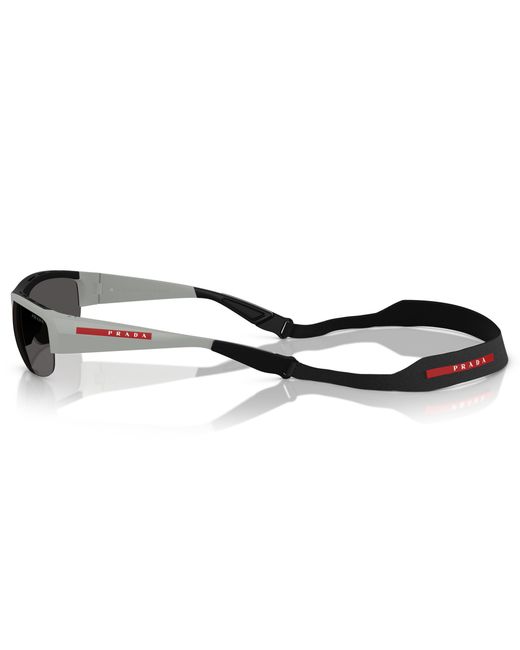 Prada Linea Rossa Black Ps A01S 13Z5S0 Sunglasses Injected Pillow Normal for men