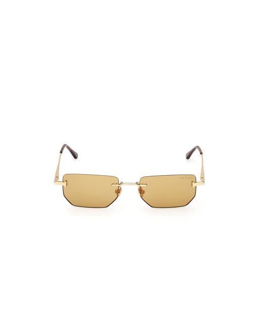 Tom Ford Black Ft1355 Ethan-02 30E Sunglasses Metal Geometric Normal