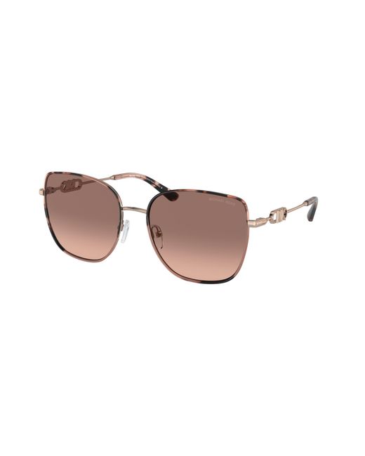 Michael Kors Black Mk1129J Empire Square 2 110813 Sunglasses Metal Squared Normal Shaded