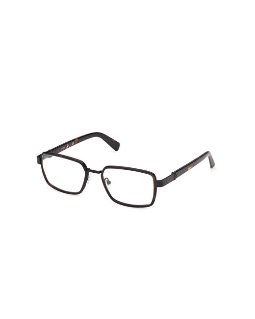 Guess Black Gu50372 052 Optical Frames Metal Squared Normal for men