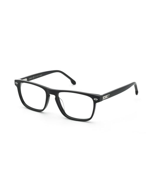 Lozza Black Vl4413 700 Optical Frames Acetate Squared for men