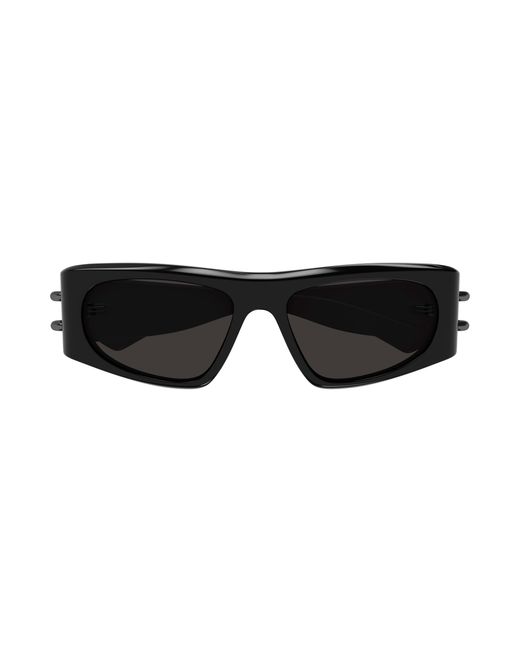 McQueen Black Am0471S 001 Sunglasses Acetate Squared