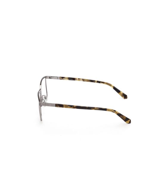 Guess Black Gu50243 009 Optical Frames Metal Squared Normal for men