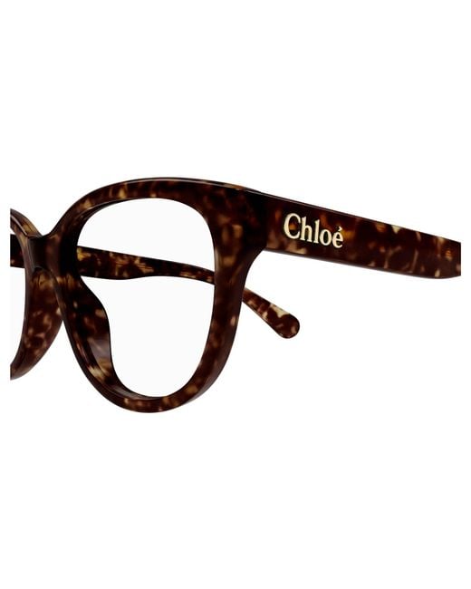 Chloé Black Ch0243O 002 Optical Frames Acetate Transparent Cat Eye