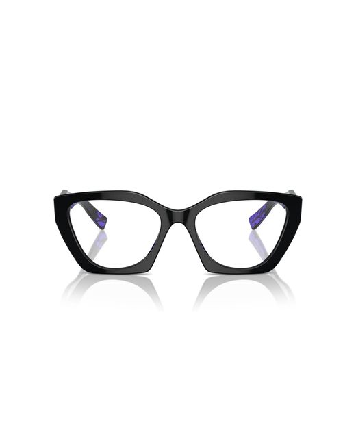 Prada Black Pr 09Yv 19S1O1 Optical Frames Acetate Geometric Normal