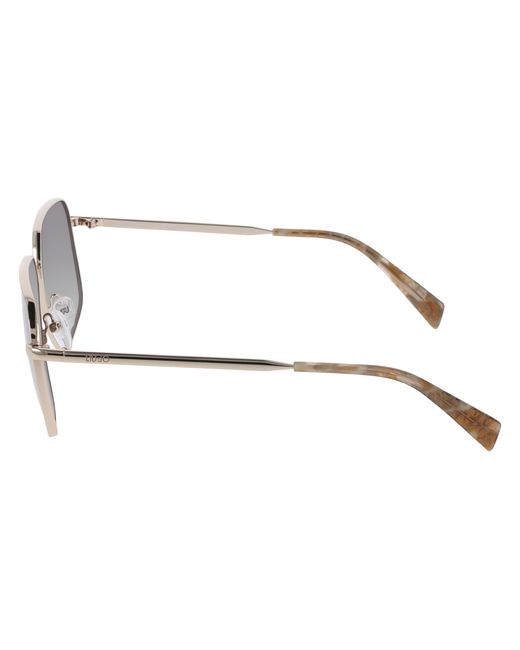 Liu Jo Black Lj162S 714 Sunglasses Metal Pilot Normal
