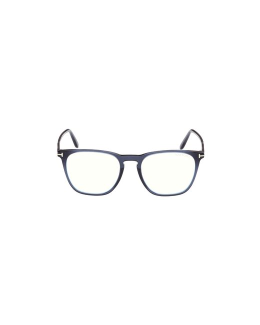 Tom Ford Black Ft5937-B 090 Optical Frames Acetate Round Normal for men