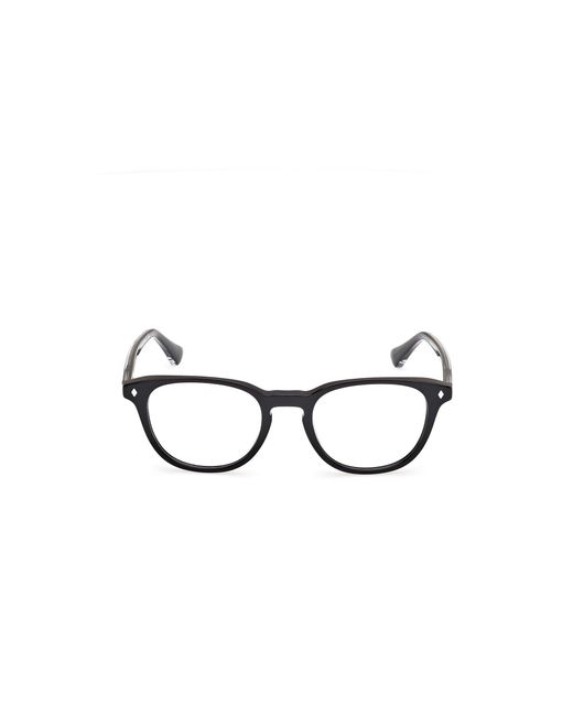 Web Black We5455 005 Optical Frames Acetate Round Normal for men