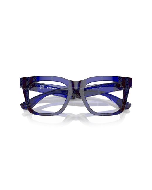 Burberry Black Be2407 4114 Optical Frames Acetate Transparent Squared Normal