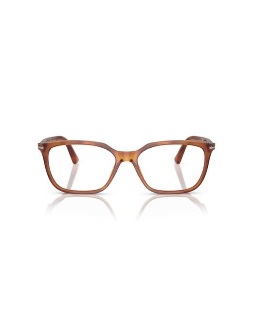 Persol Black Po3298V 96 Optical Frames Acetate Transparent Squared Normal for men