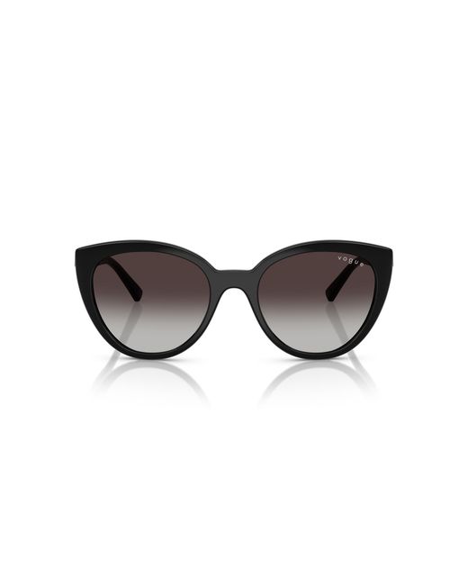 Vogue Eyewear Black Vo5634Sb W44/8G Sunglasses Nylon Cat Eye Normal Shaded