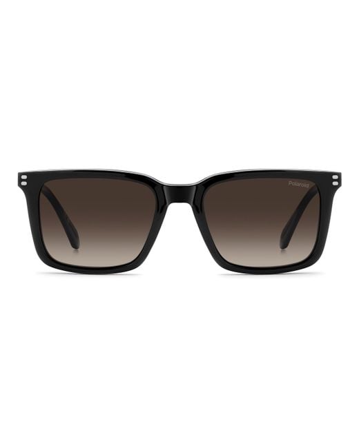 Polaroid Black Pld D604/C 0Wm/La Optical Frames Acetate Squared Polarized Nuanced for men