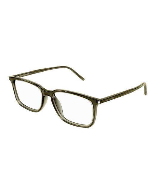 Saint Laurent Black Sl 645/F 005 Optical Frames Acetate Squared