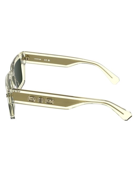 Lacoste Black L6071S 750 Sunglasses Acetate Squared Normal