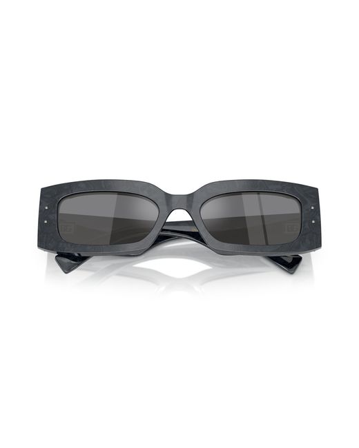 Dolce & Gabbana Black Dg4479 34416V Sunglasses Acetate Squared Normal