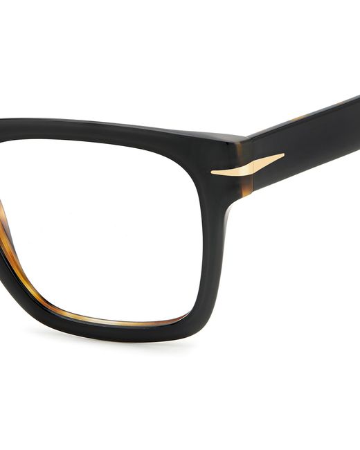 David Beckham Black Db 7020/Flat Wr7 Optical Frames Acetate Squared for men