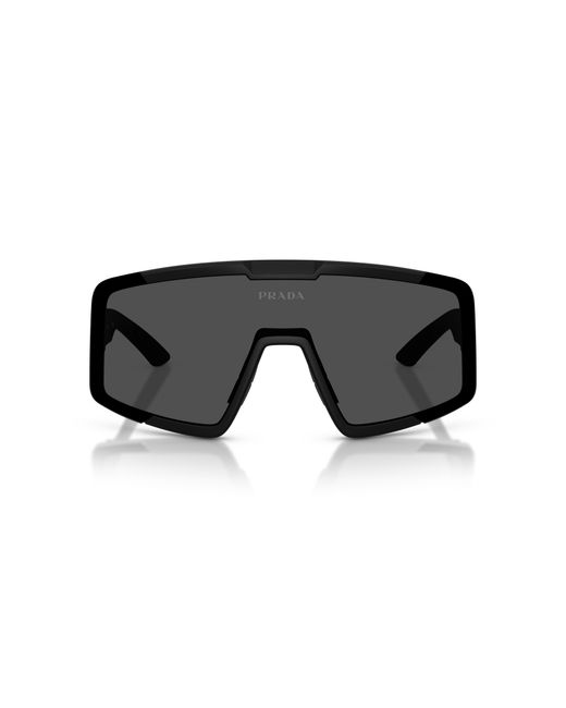 Prada Linea Rossa Black Ps B07S 1Bo06F Sunglasses Injected Geometric Normal for men