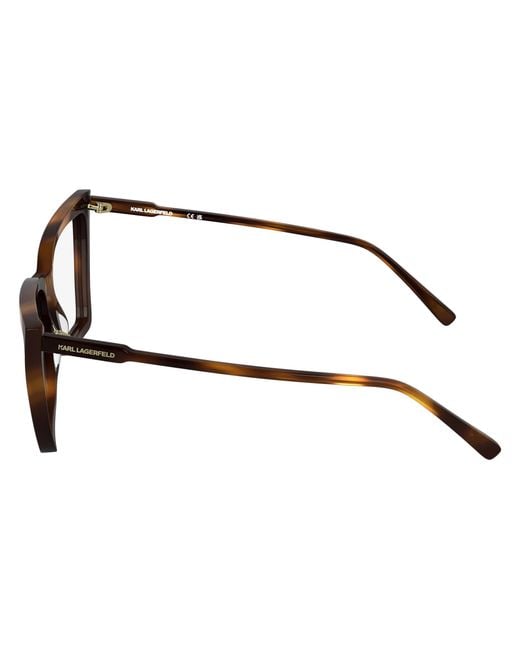 Karl Lagerfeld Black Kl6216 240 Optical Frames Acetate Squared Normal