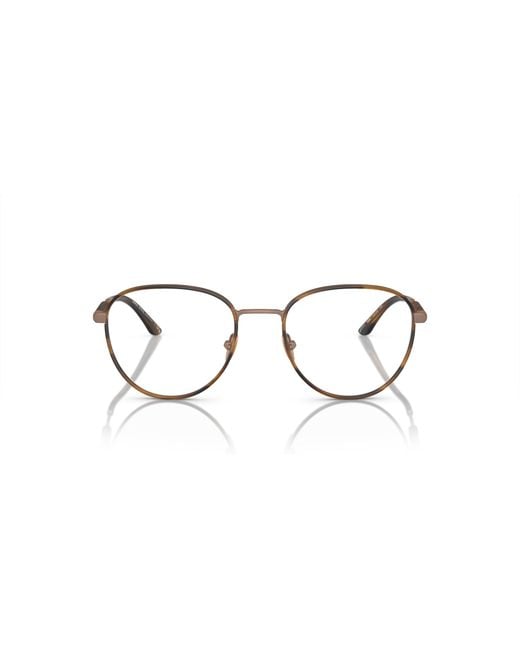 Giorgio Armani Black Ar5137J 3006 Optical Frames Steel Transparent Pantos Normal for men