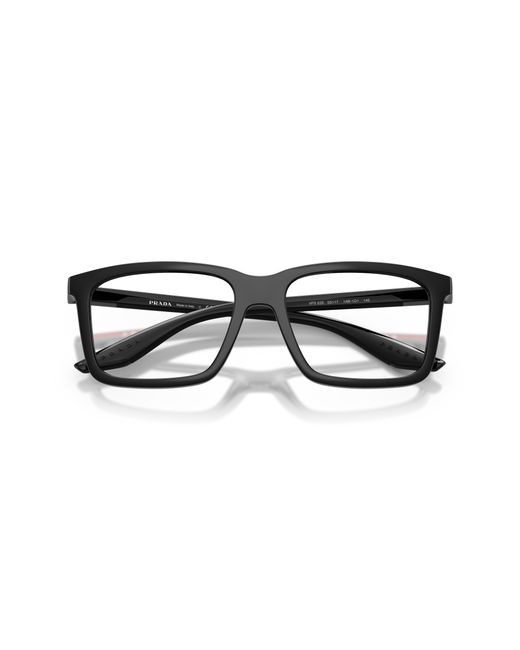 Prada Linea Rossa Black Ps 03Sv 1Ab1O1 Optical Frames Injected Squared Normal for men